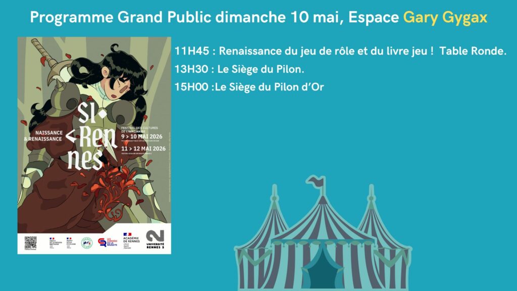 Programme Grand public dimanche 10 mai